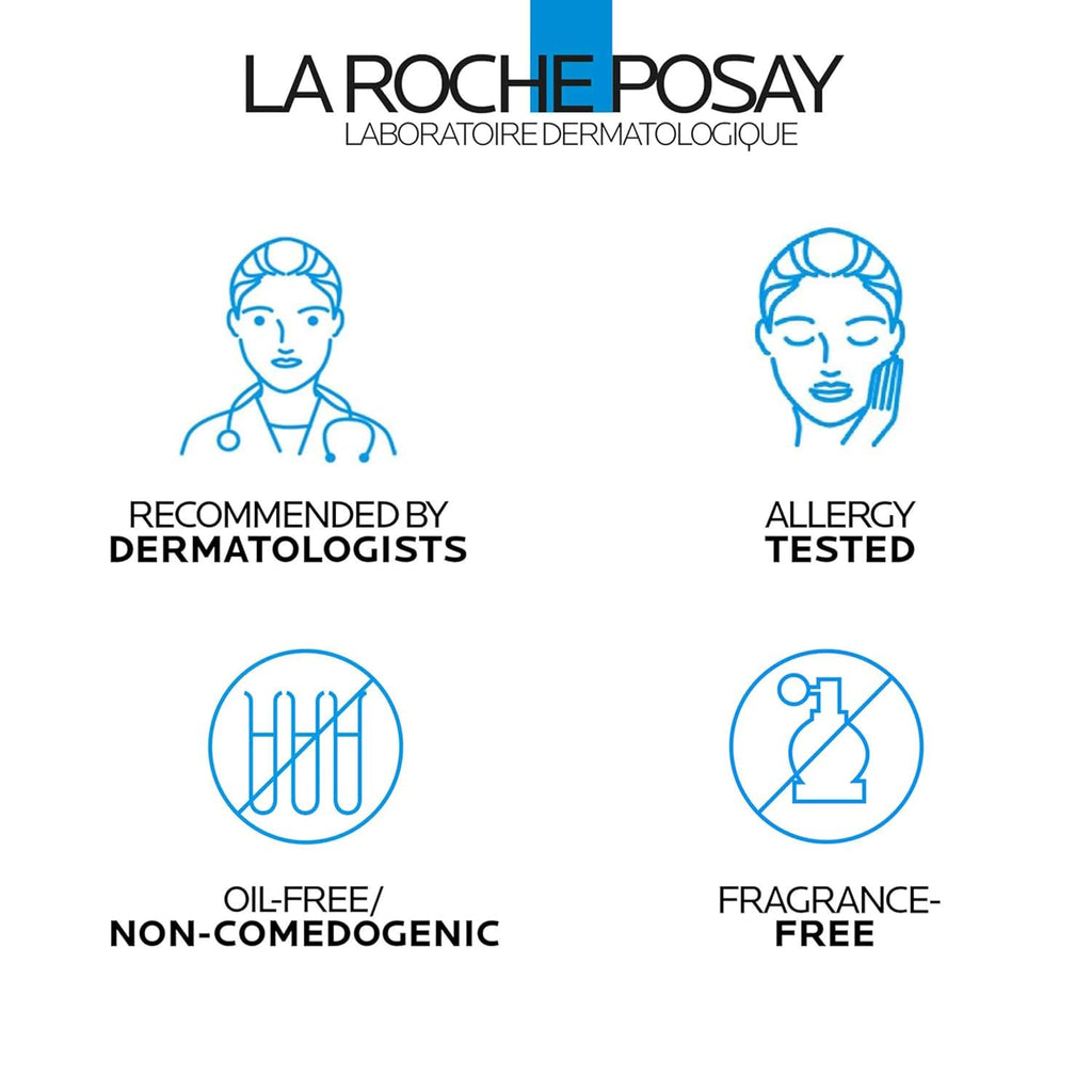 la roche-posay toleriane purifying foaming facial cleanser for sensitive skin with niacinamide ceramides oil free