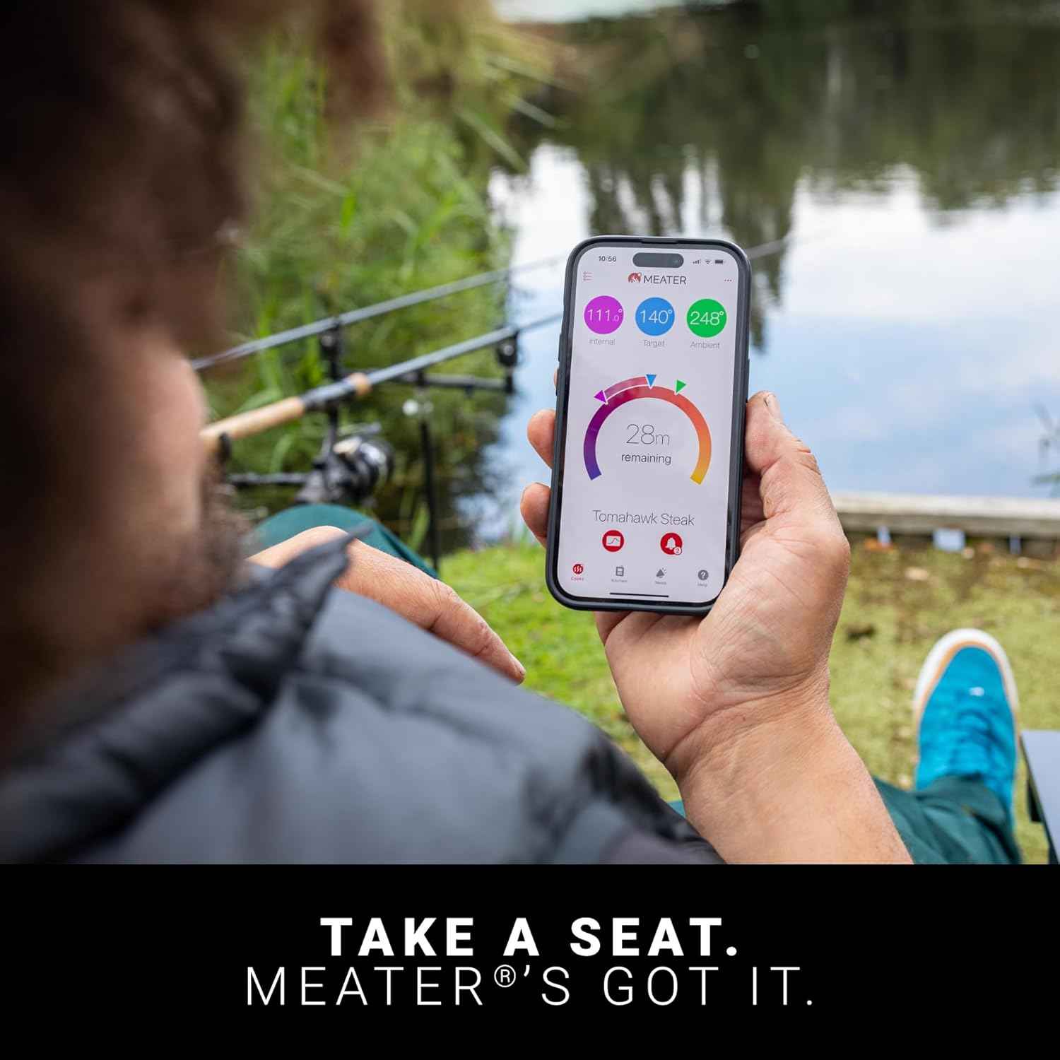 MEATER Plus: Smart Bluetooth Wireless Meat Thermometer Digital | BBQ, Grill, Oven, Smoker, Air Fryer, Kitchen | Perfect for Steak, Chicken, Turkey, and More | Delicious Recipes in App