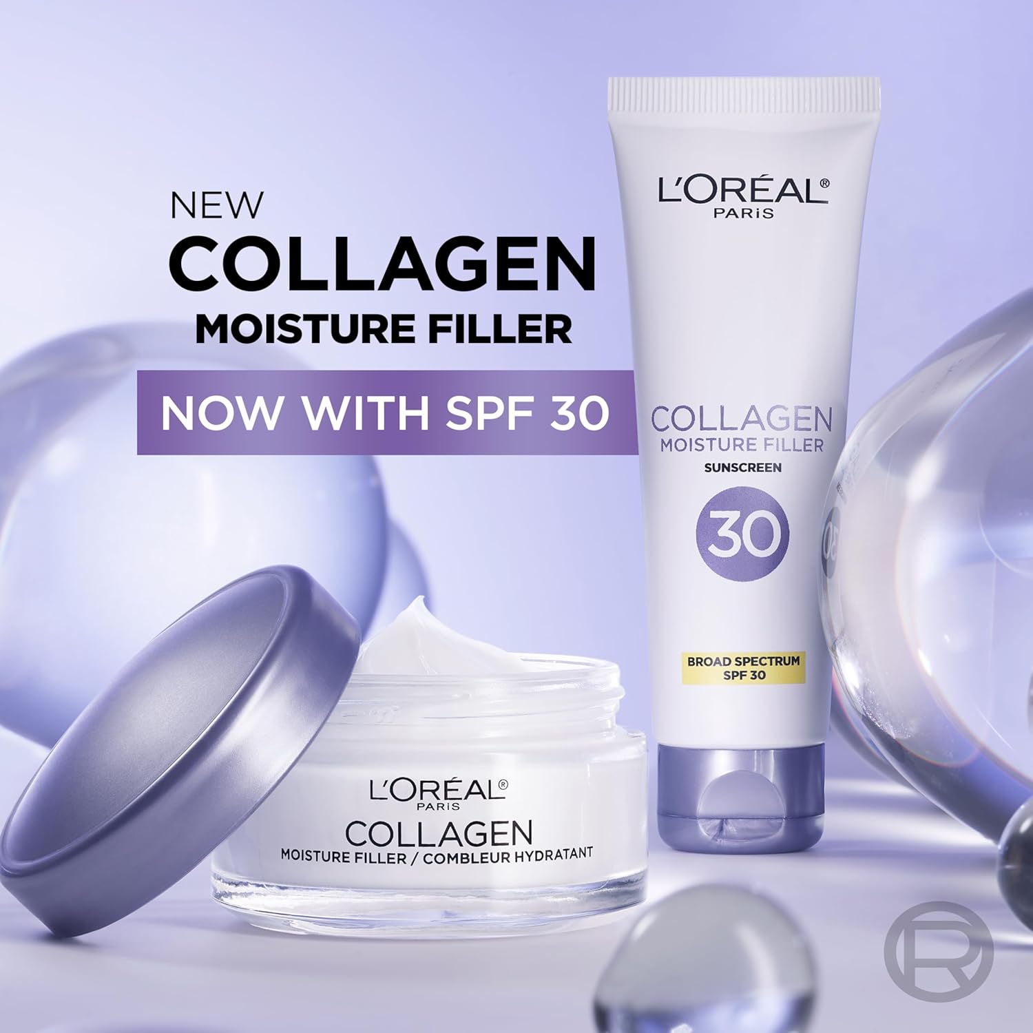 loreal paris collagen daily face moisturizer, 1.7 oz, anti aging, hydrating, daily use