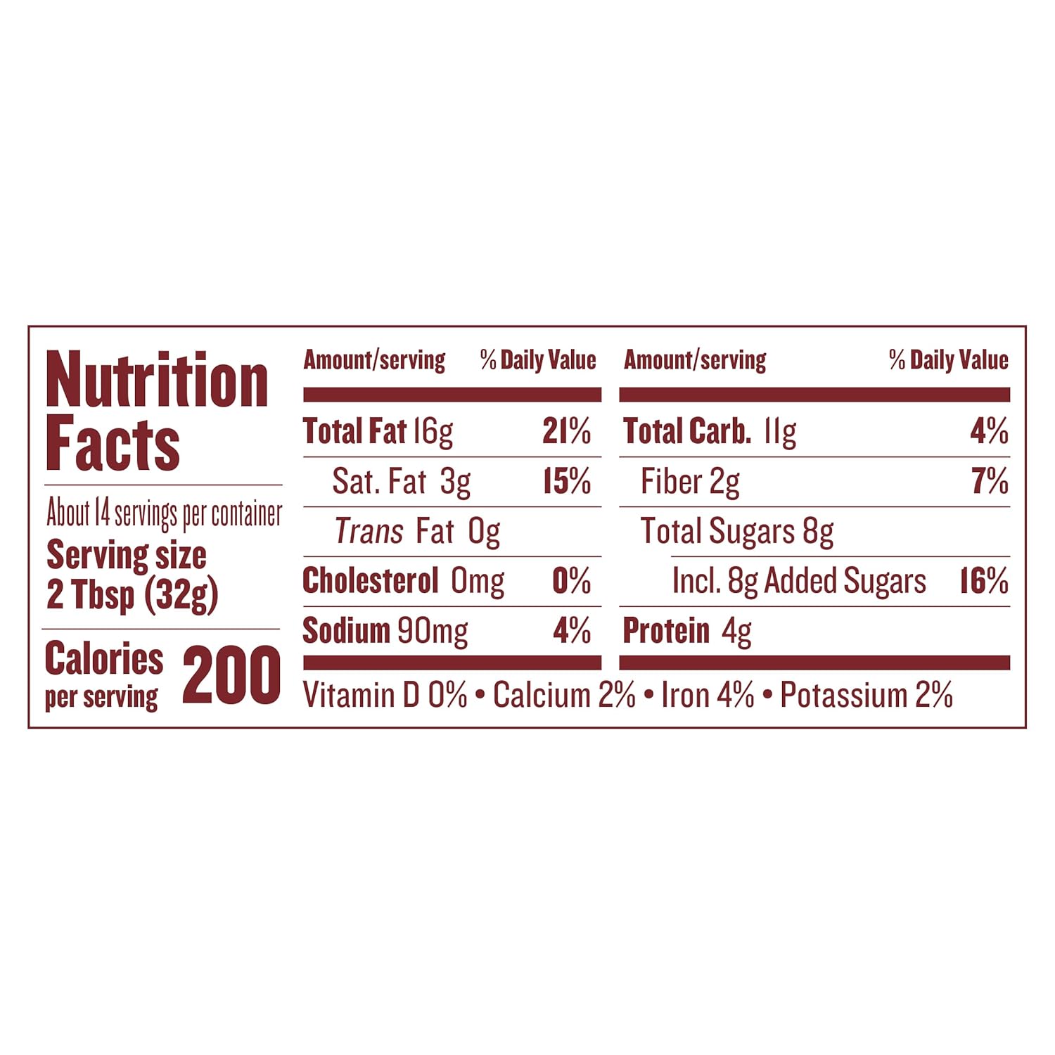 Justin's Organic Hazelnut Almond Butter Chocolate Spread, 16 Ounces, Gluten-free, No Stir, Kosher