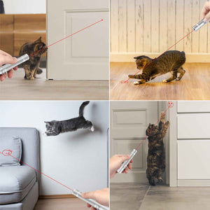tbteek rechargeable 3 light modes cat toy for indoor kittens and cats