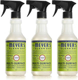 Mrs. Meyer's All-Purpose Cleaner Spray, Lemon Verbena, 16 fl oz, Cruelty Free, Pack of 3