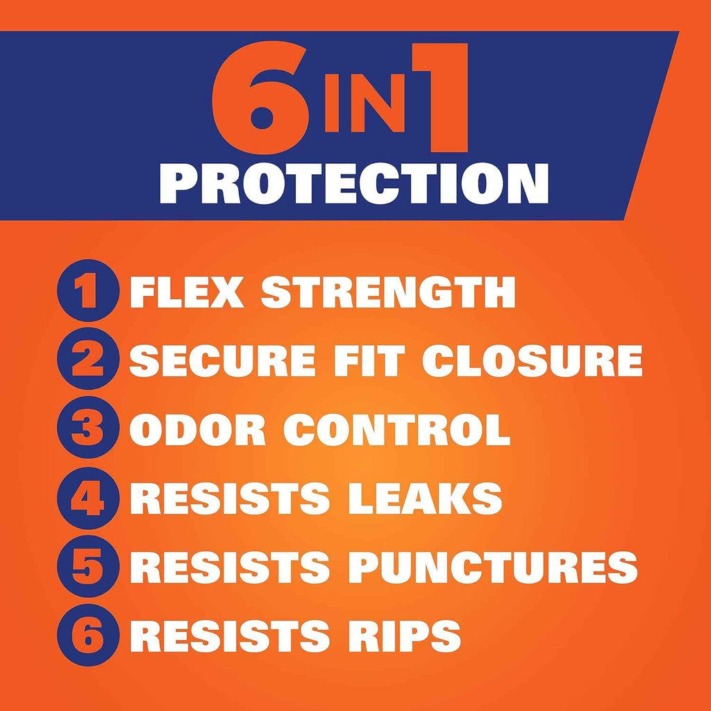 Hefty Ultra Strong 13 Gallon Trash Bags with 6-in-1 Protection and Citrus Scent