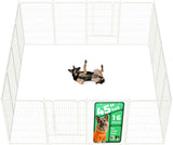 FXW Rollick Unleashed Dog Playpen for Indoor, Yard, RV Camping, 24 inch 8 Panels for Small and Puppy Dogs, Black│Patented