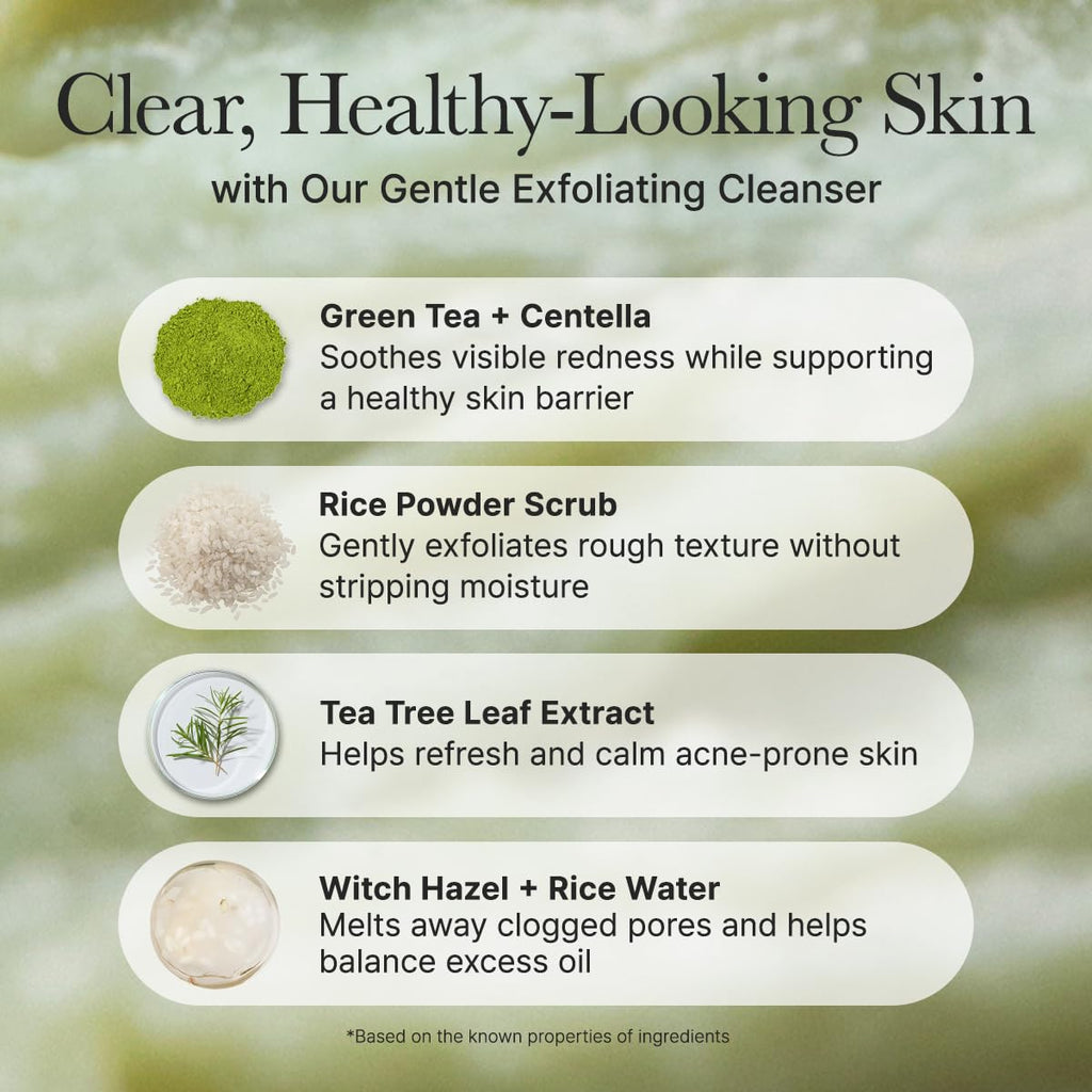 arencia korean rice mochi face cleanser gentle scrub all in one for deep cleansing and moisturizing