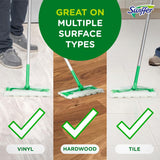 Swiffer Sweeper 2-in-1 Mops for Floor Cleaning, Dry and Wet Multi Surface Floor Cleaner, Sweeping and Mopping Starter Kit, Includes 1 Mop + 19 Refills, 20 Piece Set - ShopUS