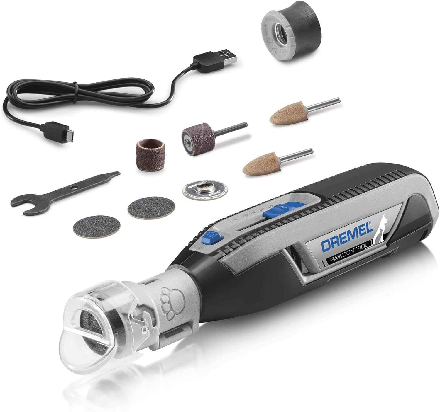 Dremel 7760-PET cordless pet nail grinder and trimmer kit for dogs, cats, and small animals