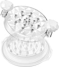 Chicken Shredder with Brush Chicken Shredder Tool Twist Stable Anti-Slip BPA Free Meat Shredder Tool Twist Ergonomic Handle Meat Grinder Dishwasher-safe Transparent Lid Black