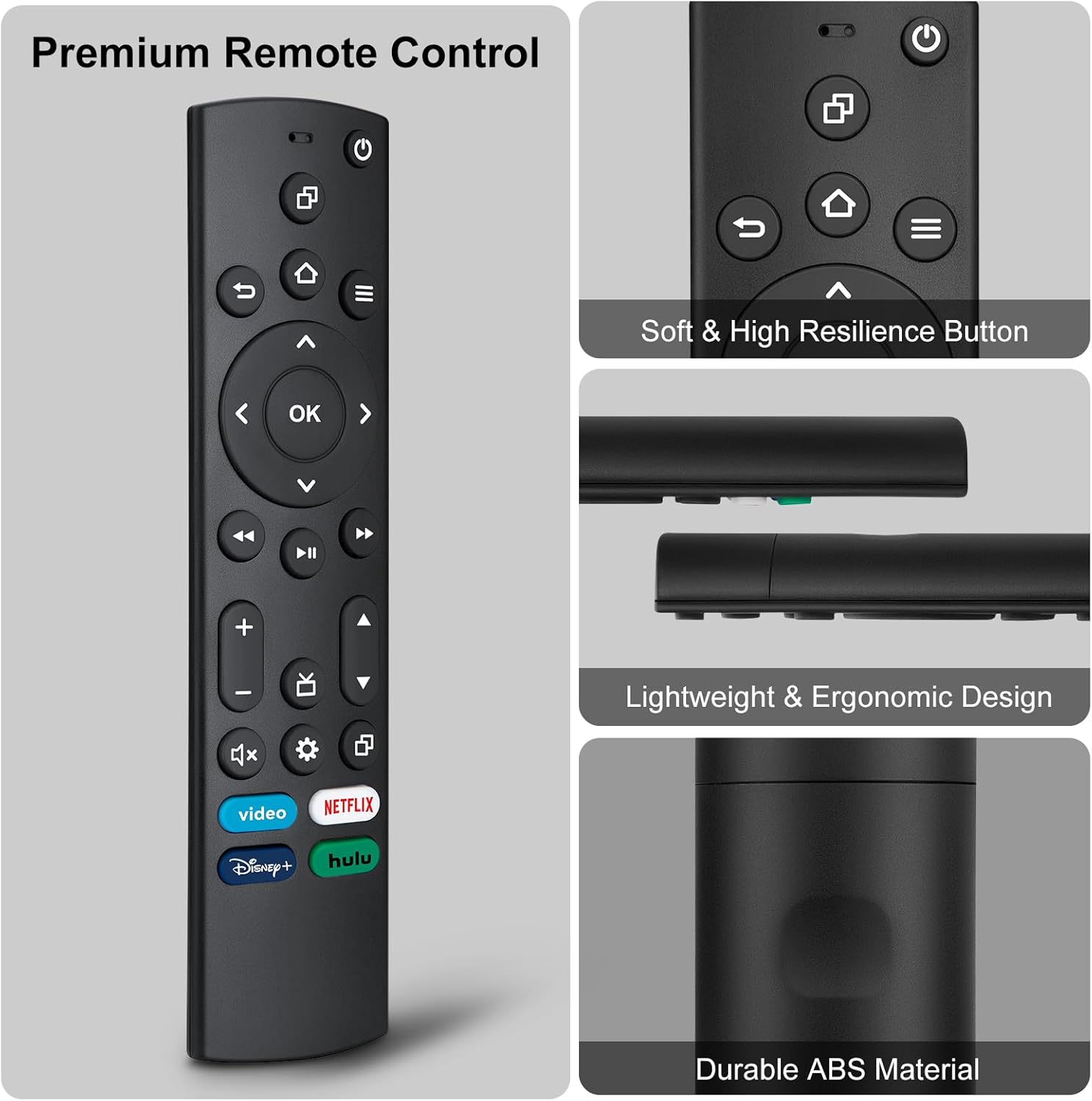 Replacement-Remote for All Insignia-Toshiba-Pioneer-Fire-Smart-TVs