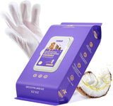 HICC PET Cleaning Deodorizing Glove Wipes for Dogs & Cats, Vet Recommended Hypoallergenic Pet Cleaning and Hydrating Glove Wipes, Nourish Fur Coconut Oil Pet Bathing Wipes for Horse Coat Care