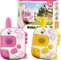 Walkie Talkies Toys for Girls:Unicorn Toys 2 Pack Birthday Gifts for 3 4 5-7 8 Year Old Girls Toy for 4 5 6 7 8-10 Year Old Camping Outdoor Games,Christmas Stocking Stuffers for Girls Kids