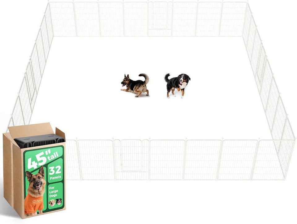 FXW Rollick Unleashed Dog Playpen for Indoor, Yard, RV Camping, 24 inch 8 Panels for Small and Puppy Dogs, Black│Patented