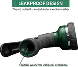 AUTOMAN-Garden-Hose-Nozzle, ABS Water Spray Nozzle with 7 Adjustable Watering Patterns, Slip Resistant for Watering Plants, Lawn& Garden, Washing Cars, Cleaning, Showering Pets & Outdoor Fun.