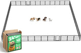 FXW Rollick Unleashed Dog Playpen for Indoor, Yard, RV Camping, 24 inch 8 Panels for Small and Puppy Dogs, Black│Patented