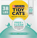 PLrina Tidy Cats Free and Clean Unscented Cat Litter - 38 lb. Box