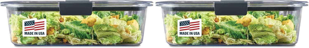 Rubbermaid Brilliance BPA Free 44-Piece Food Storage Containers Set Airtight Leak-Proof with Lids for Meal Prep Lunch and Leftovers