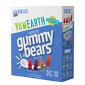yumearth organic gummy bears fruity snack packs gluten free allergy friendly non gmo 10.5 oz pack of 15
