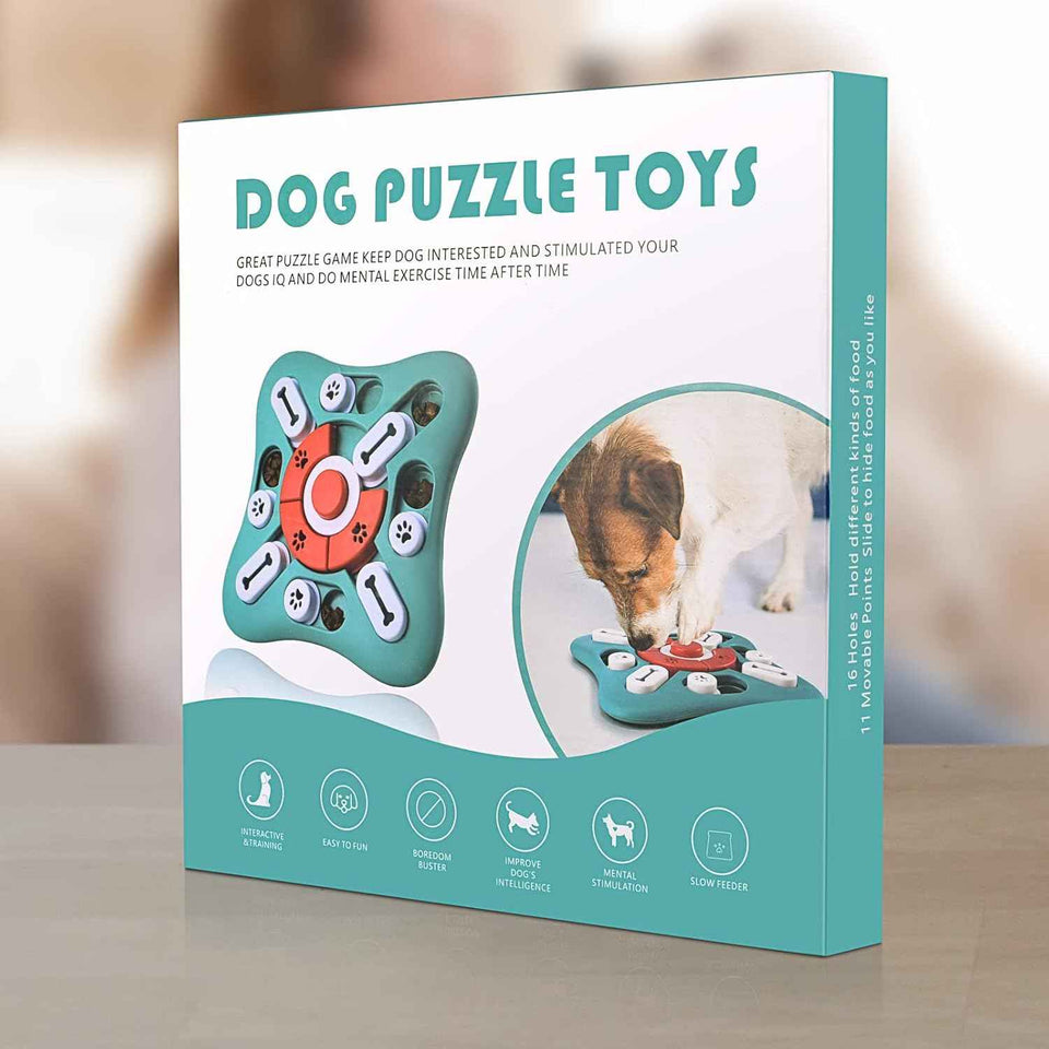 Dog Puzzle Toys - Interactive, Mentally Stimulating Toys for IQ Training & Brain Stimulation - Gift for Puppies, Cats, Dogs