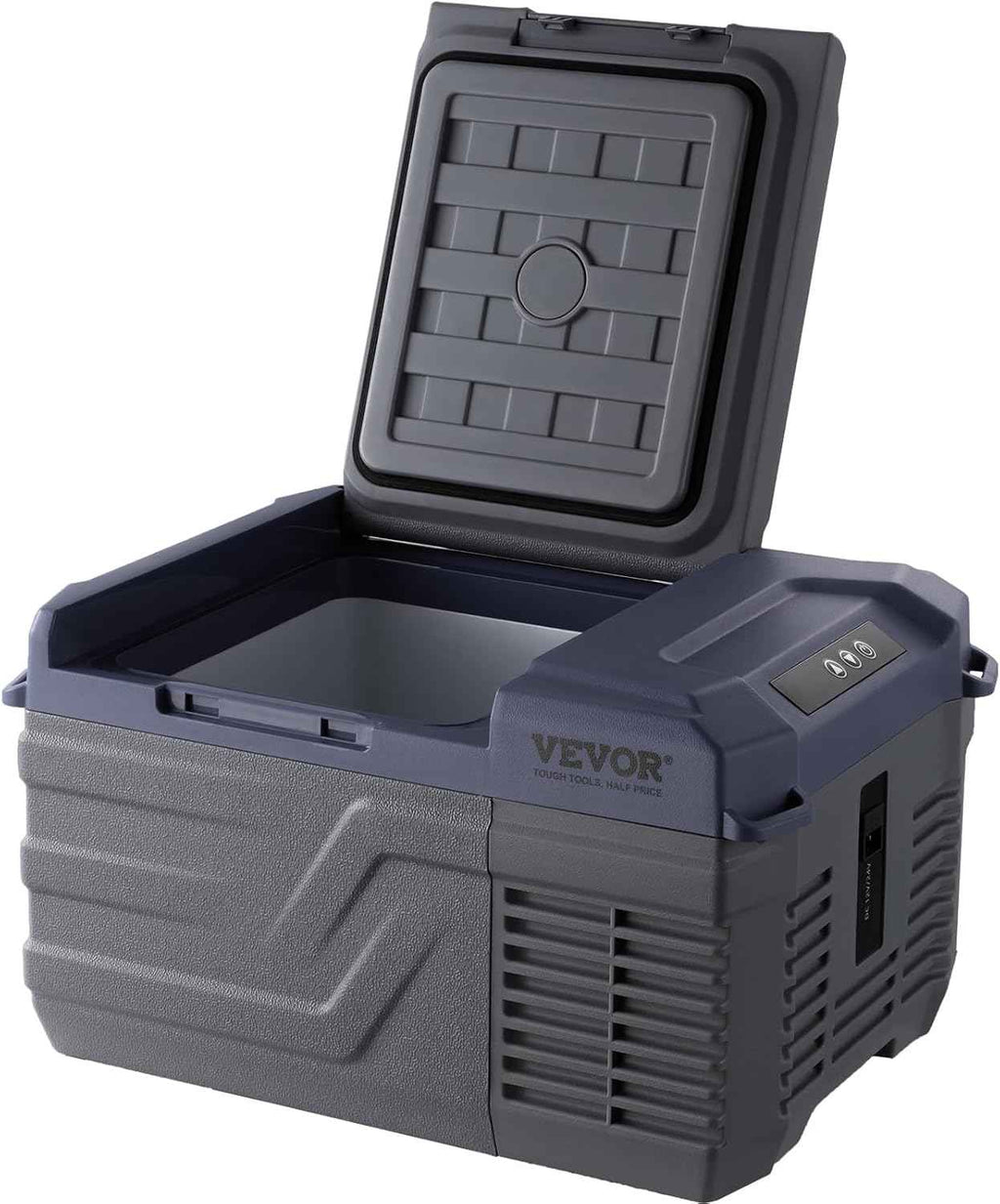 VEVOR Car Refrigerator, 12 Volt Car Refrigerator Fridge, 9 L Single Zone Portable Freezer, -4℉-68℉ Adjustable Range, 12/24V DC and 100-240V AC Compressor Cooler for Outdoor, Camping, RV