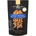 squirrel brand sweet brown butter cashews 3.5 ounces gluten free vegetarian resealable bag