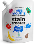 Miss Mouth's Messy Eater Stain Treater - 16oz Refill - Newborn & Baby Essentials - No Dry Cleaning Food, Grease, Coffee Off Laundry, Underwear, Fabric