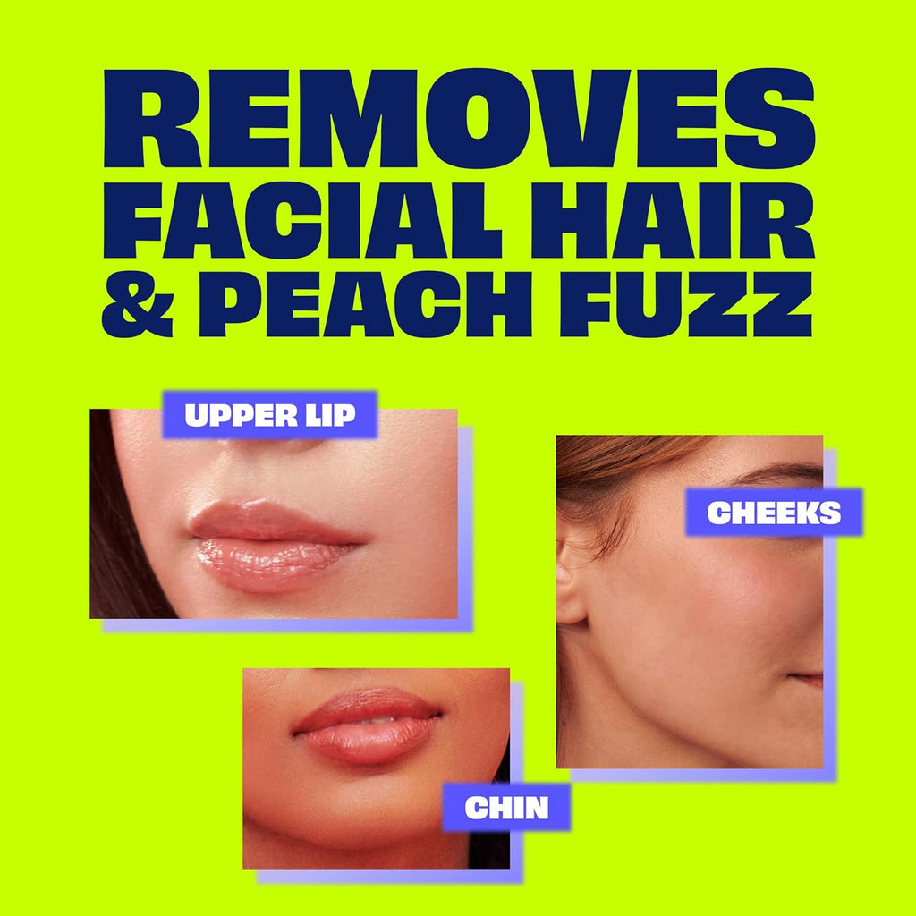 Sensitive skincare solution with collagen, coconut milk, and gentle face hair removal cream for smooth skin prep