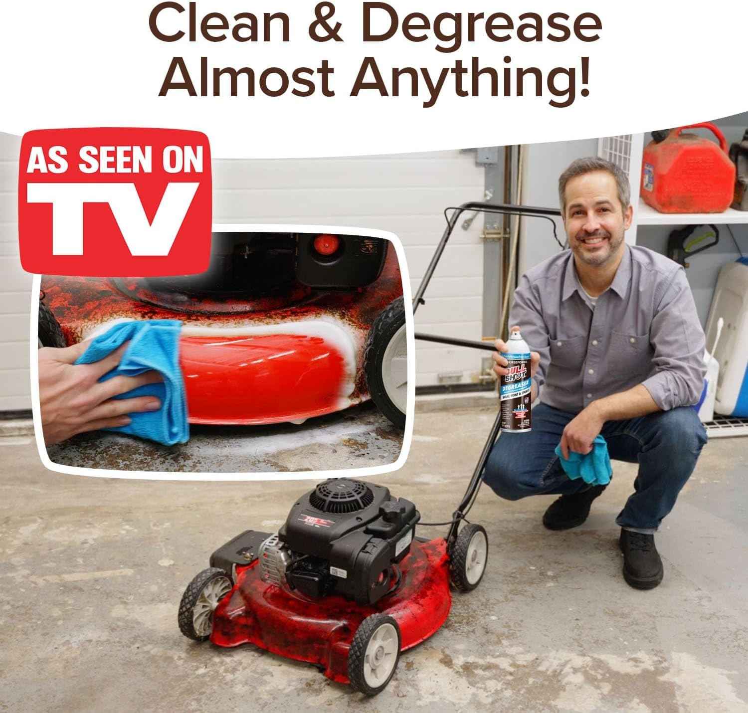 Bull Shot Degreaser Pro: Heavy-duty, Foaming Cleaner for Grease, Oil, and Grime Removal