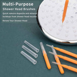 Shower Head Cleaning Brush Tool, Small Crevice Cleaning Brush Anti Clogging for Bathroom Pipe & Car Washers