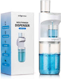 zofgenow automatic mouthwash dispenser white bathroom accessories 19.4 fl oz
