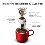 Café Escapes Chai Latte single-serve K-cup pods in 60 count box, low caffeine, contains milk, black tea and spices