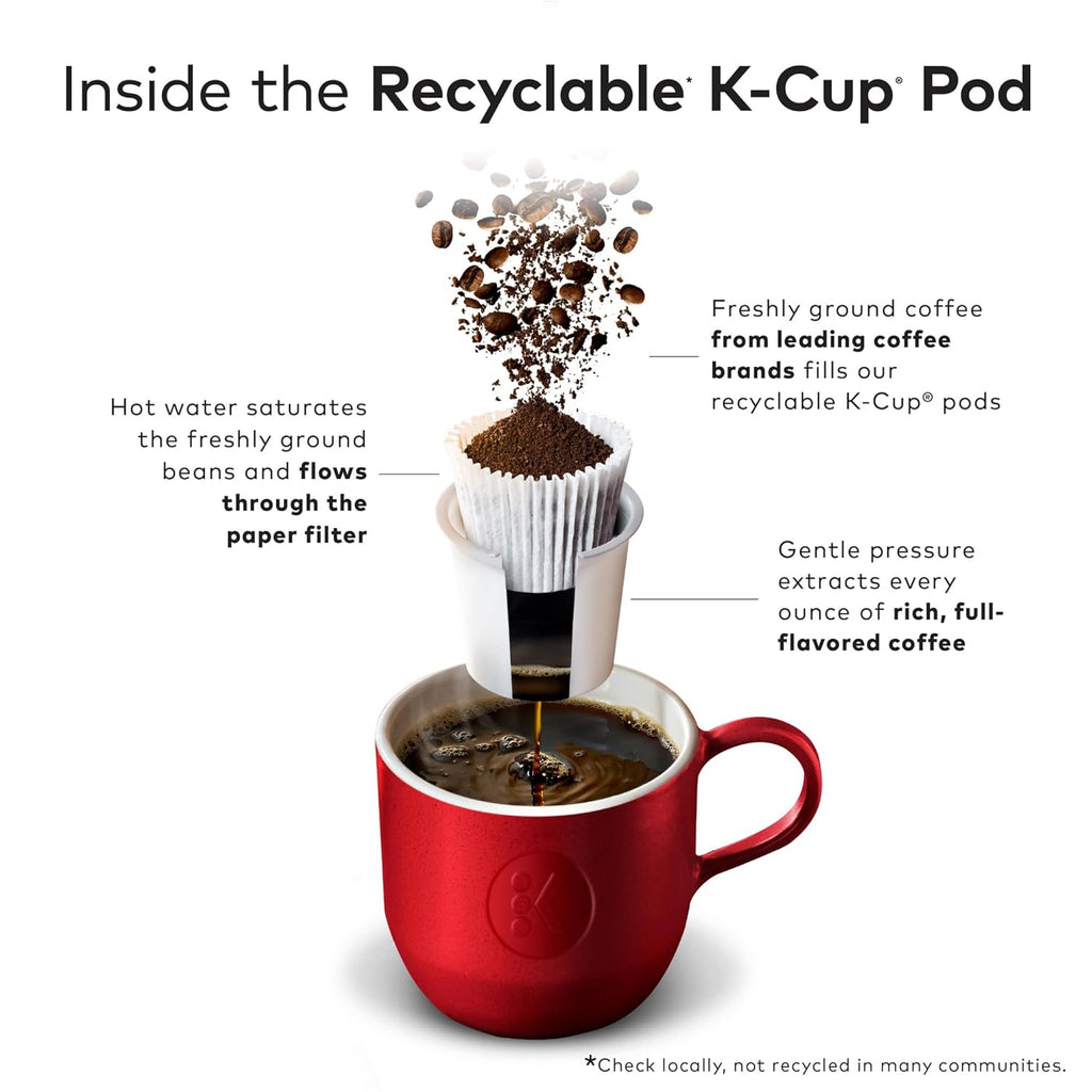 Café Escapes Chai Latte single-serve K-cup pods in 60 count box, low caffeine, contains milk, black tea and spices