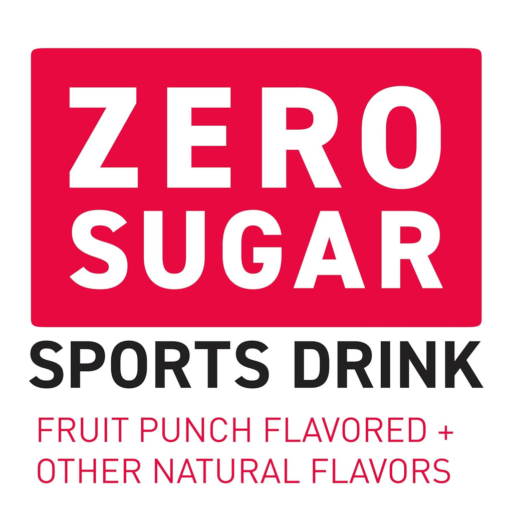POWERADE ZERO Fruit PLnch, 20 fl oz, 8 Pack