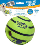 Wobble Wag Giggle Ball | Rolling Enrichment Toy for Indoor or Outdoor Play with Dogs and Puppies