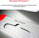 100% Pure Titanium Cutting Board with Non Slip Silicon Pads for Kitchen, Non Toxic and Dishwasher Safe