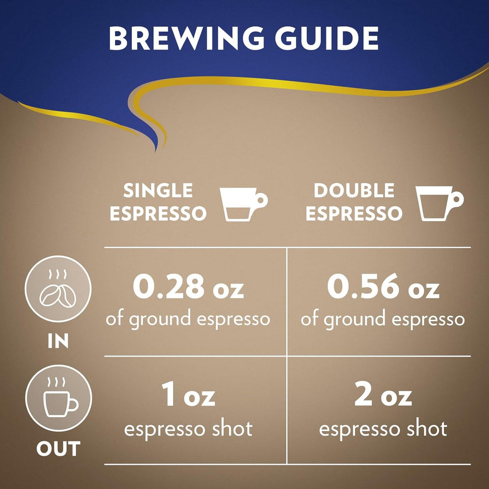 Lavazza Super Crema whole bean coffee, medium espresso roast, Arabica and Robusta blend, 2.2 lb bag