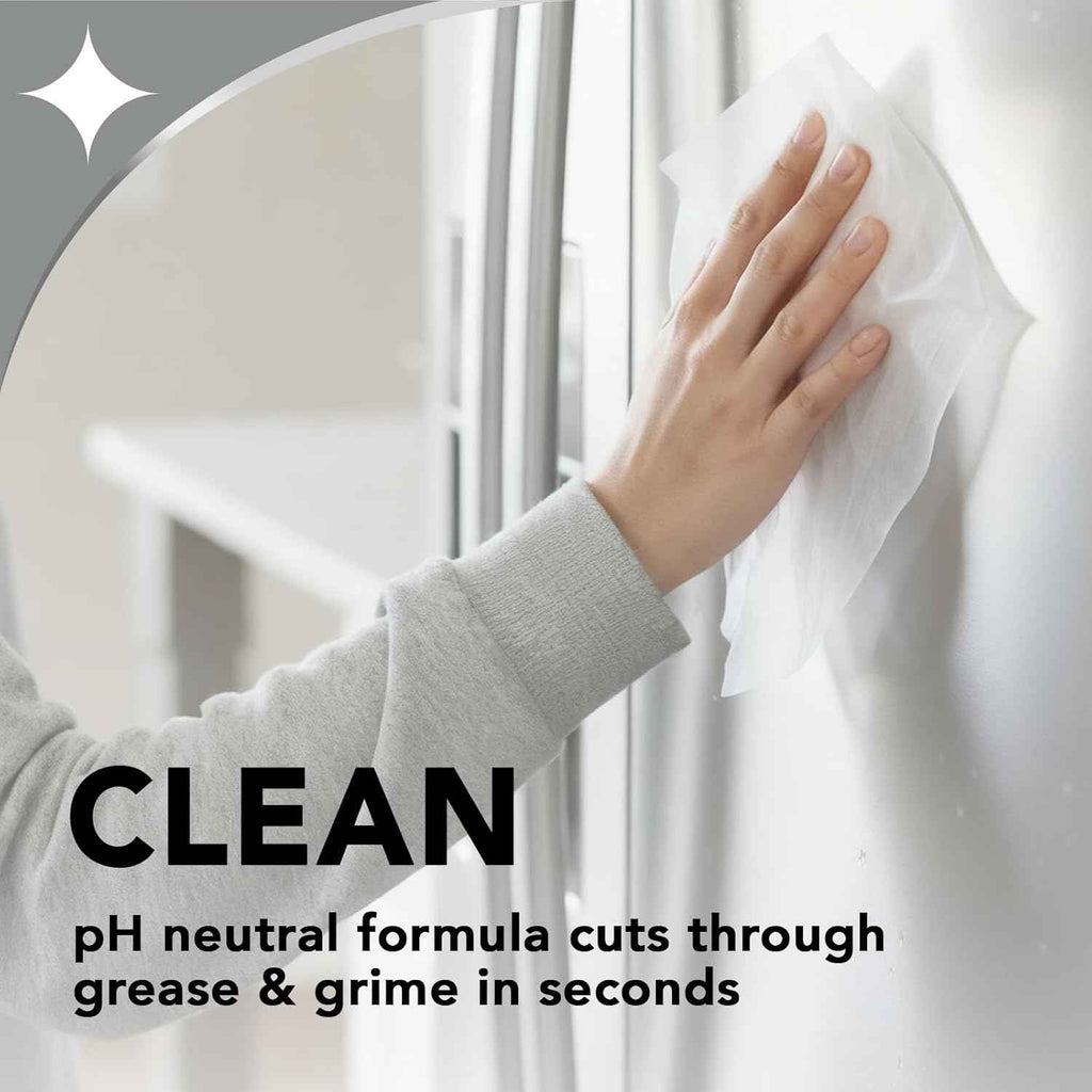 Weiman Stainless Steel Cleaner 30 Count Cleaning Wipes For Stainless Steel Surfaces No Streaks Residue Cleaning Supplies