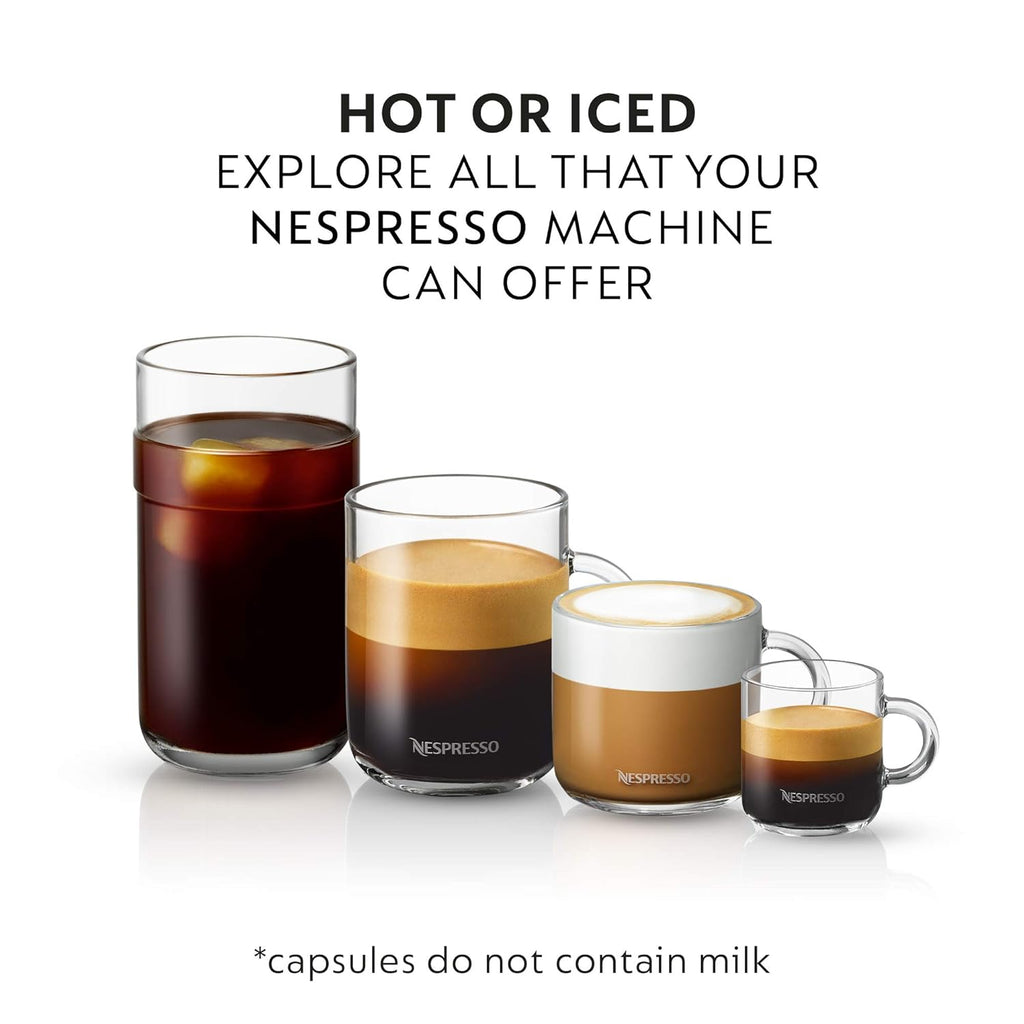 Nespresso Vertuo Melozio Decaffeinato 30-count medium roast coffee pods, 7.8 oz brew, recyclable