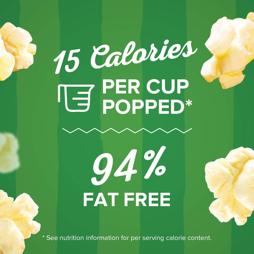 Orville Redenbacher's Microwave SmartPop! Butter Flavor, 4g Fiber, 94% Fat-Free, 12-Count 2.69 oz. Bags