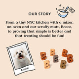 Bocce's Bakery Dailies Brushy Sticks for Medium Dogs, Wheat-Free, All-Natural Coconut & Mint, Baked in USA