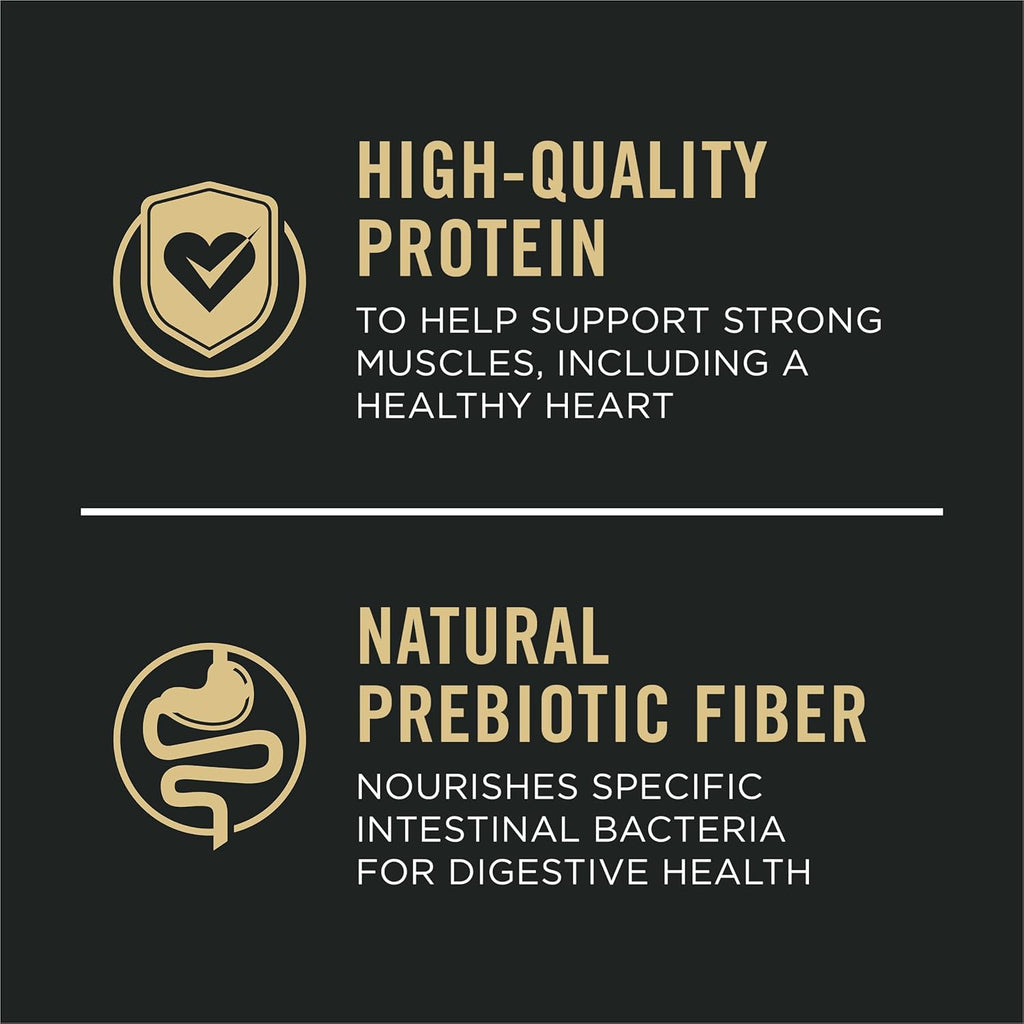 Purina Pro Plan Complete Essentials Shredded Blend Beef and Rice Dog Food Dry Formula with Probiotics, 35 lb. Bag, High Protein, Real Beef, Probiotics