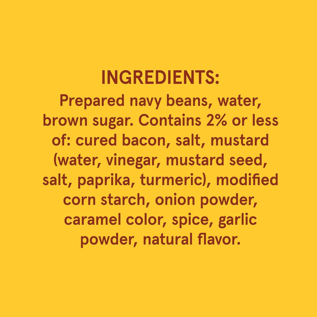 Bush's Best 16 oz canned original baked beans, plant-based protein, fiber, low fat, gluten free, 12 pack