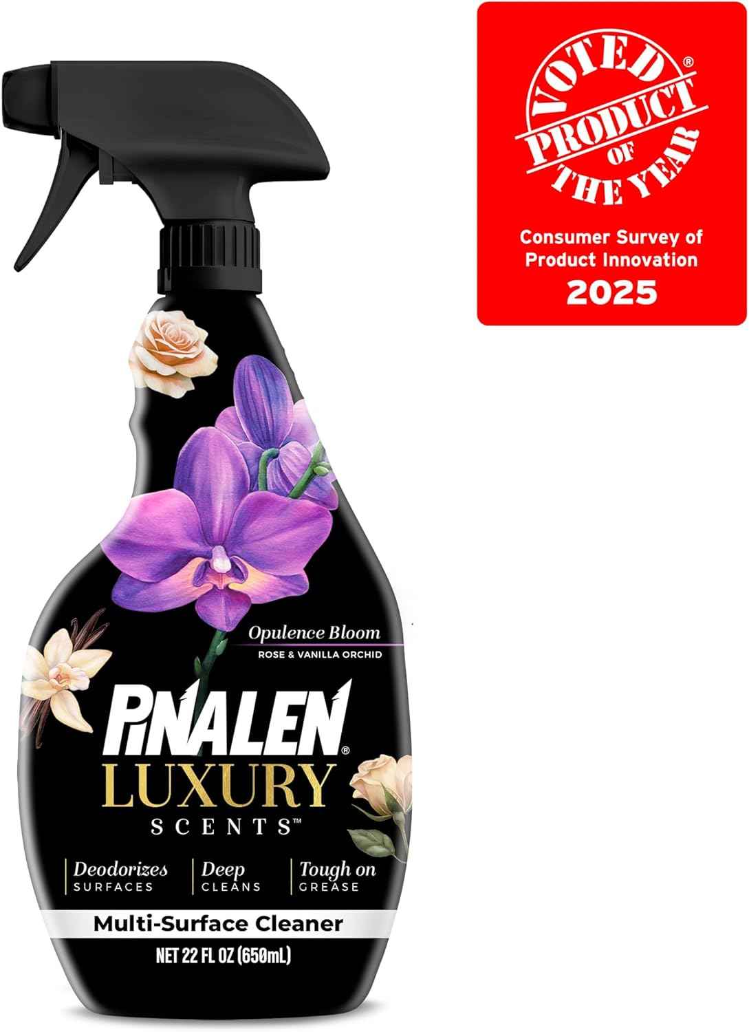 Pinalen Luxury Scent Multipurpose Cleaner Spray - Opulence Bloom - 22 fl oz - All-Purpose Cleaning Solution