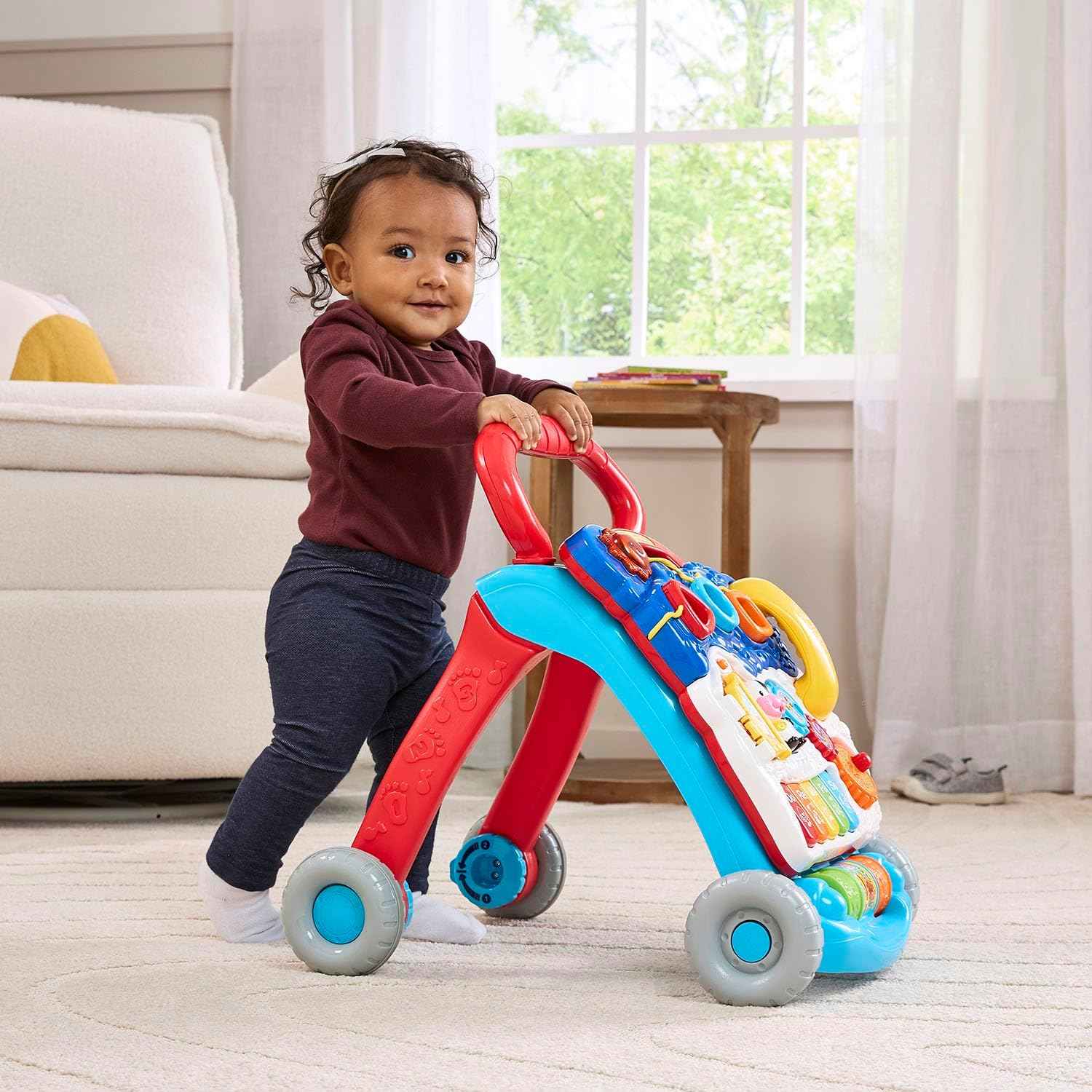 VTech Sit-to-Stand Learning Walker (Frustration Free Packaging), Blue