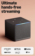 Amazon Fire TV Cube, with AI-powered Fire TV Search, Hands-free streaming device, find shows faster with Alexa+, Wi-Fi 6E, 4K Ultra HD
