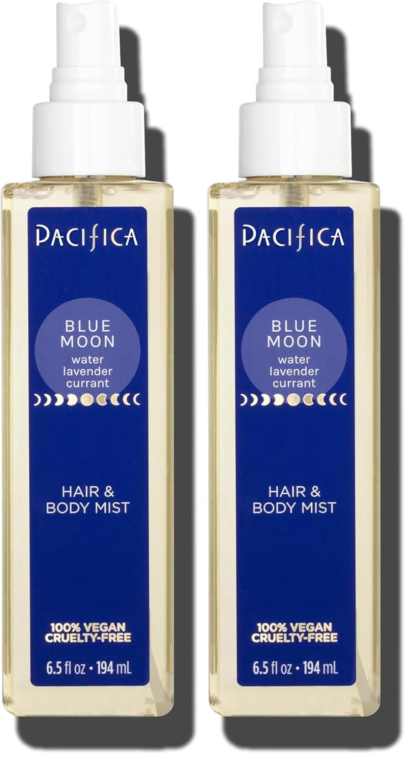 pacificas island vanilla 6oz hair and body mist, paraben-free, no alcohol, vegan and cruelty-free for women