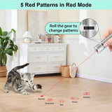 tbteek rechargeable 3 light modes cat toy for indoor kittens and cats
