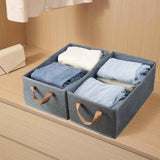 3-pack Large Capacity Storage Bins, Foldable Closet Organizer System for Clothing, Sheets, Toys, and Books