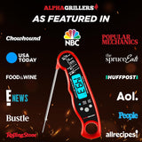 Alpha Grillers Meat Thermometer Digital – Instant Read Food Thermometer for Cooking & Grilling – Professional Kitchen Gift for Men, Dad & Mom