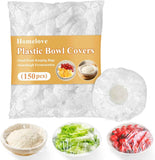 Homelove 100pcs Plastic Bowl Covers Food Cover Dish Covers, Reusable Elastic Stretch Fresh Keeping Bags, Kitchen Dining Plate Bread Proofing Food Storage Covers, Universal Kitchen Plastic Wrap