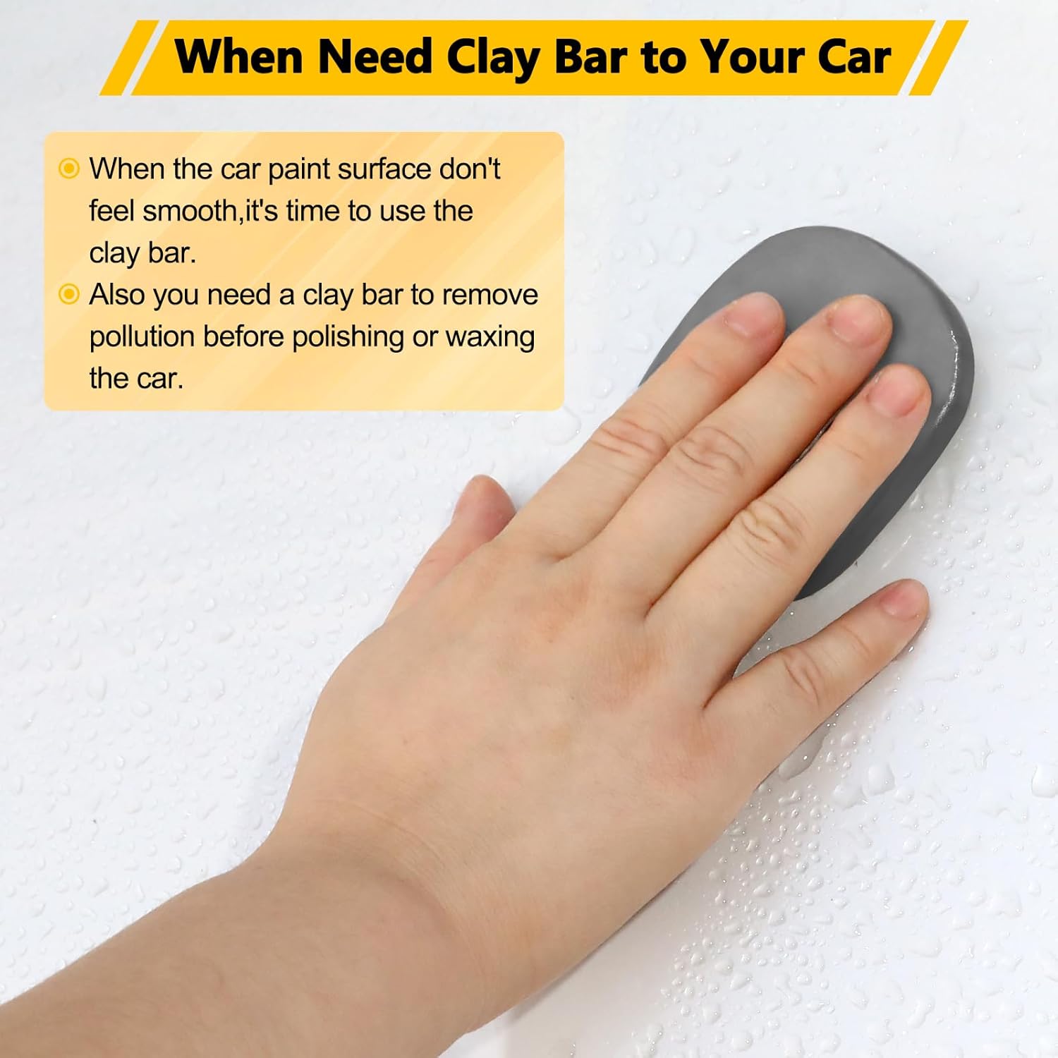 Car clay bar 4 pack 400g premium grade detailing cleaner kit no scratch magic clays bars for auto SUV RV truck
